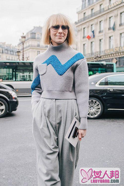 2016巴黎时装周街拍 穿搭优雅时髦