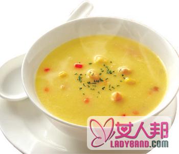 >【奶油玉米浓汤的做法】奶油玉米浓汤的营养价值_奶油玉米浓汤的食疗价值