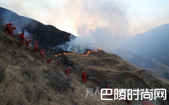 四川雅江县境内发生森林火灾 过火面积已有约20公顷