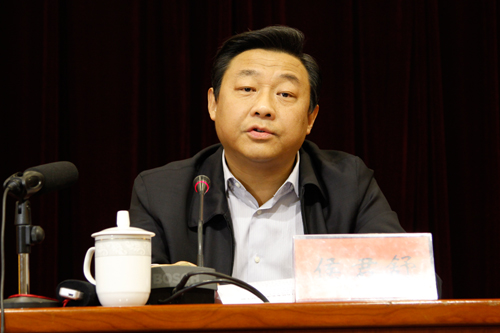 刘志远为北京广播电视台领导干部讲党课