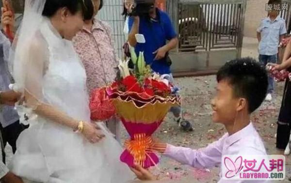 中学生举办婚礼 14岁少女嫁人令单身汪难以接受