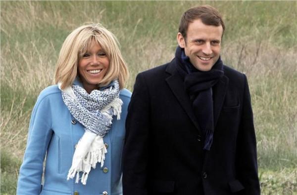 >孔玮年龄 马克龙当选“最年轻”法国总统 人们关心的却是他妻子的年龄