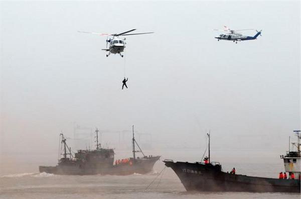崔海龙事件 海南三亚举行2012年海上突发事故应急救援演练
