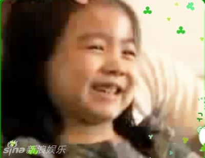 汪峰与嫩模葛荟婕7岁女儿小苹果照片被曝光