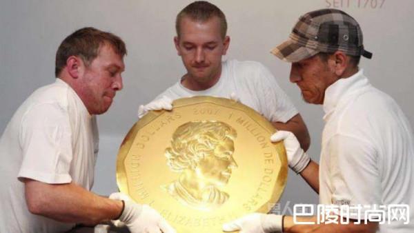 世界最大枫叶金币被盗：重达100公斤 价值2794万元