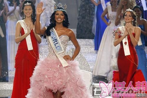 >委内瑞拉孤女艾薇安·萨克斯夺2011世界小姐桂冠