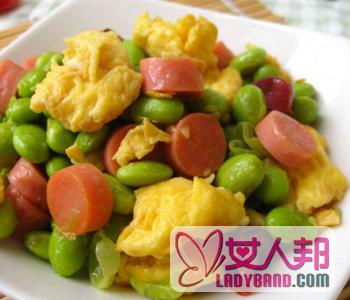 >【毛豆炒鸡蛋】毛豆炒鸡蛋的做法_毛豆炒鸡蛋的营养价值