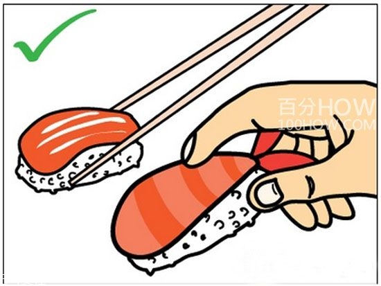 >吃寿司的正确方法 寿司怎么吃图解