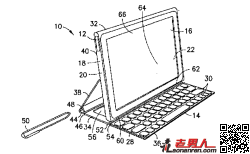 >诺基亚申请带键盘平板专利