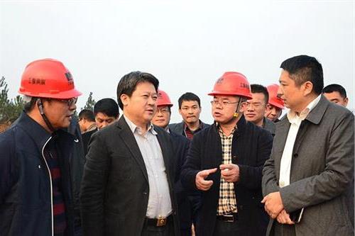 >刘志仁市长 郴州市委副书记、代市长刘志仁一行调研 集团在郴重点建设项目