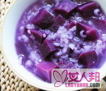 >【紫薯粥为什么是蓝色的】紫薯可以熬粥吗_紫薯的功效