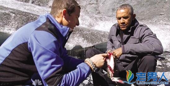 美国总统奥巴马参加野外求生真人秀 拒绝喝自己的尿液