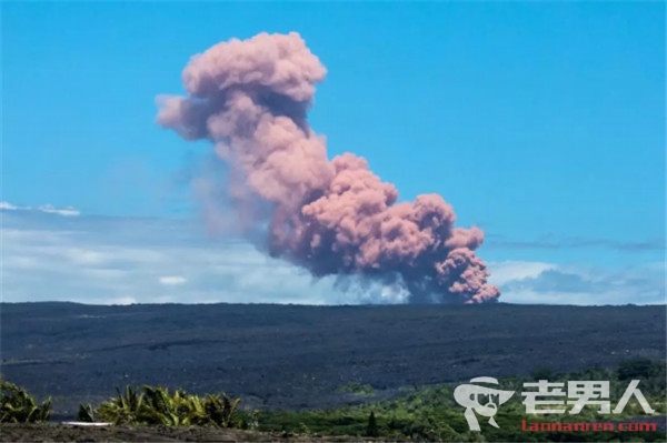 夏威夷地震引火山大爆发 熔岩喷射高达150英尺