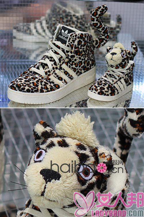 阿迪达斯经典三叶草 (Adidas Original) × 杰瑞米·斯科特 (Jeremy Scott) 推出2011新款豹子鞋，豹纹控看过来！