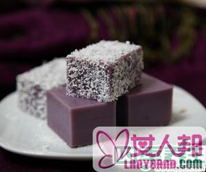 >紫薯凉糕的做法 营养丰富又漂亮