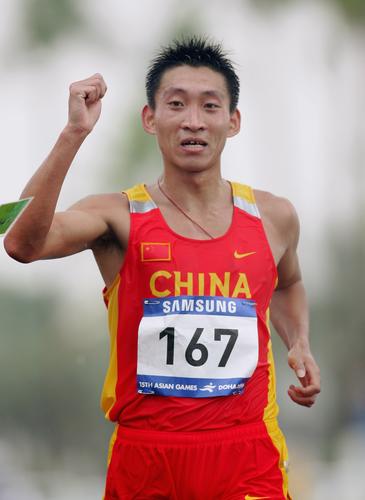 韩玉成第一次参赛 男子20公里竞走韩玉成夺冠 拿下田径赛场第一金