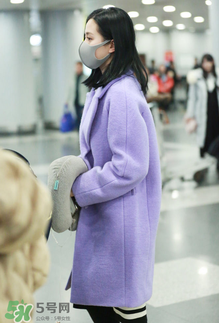 >刘诗诗紫色大衣是什么牌子？刘诗诗紫色大衣哪个品牌？