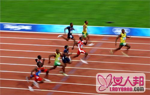 奥运男子百米大战 博尔特9秒69破世界纪录夺冠