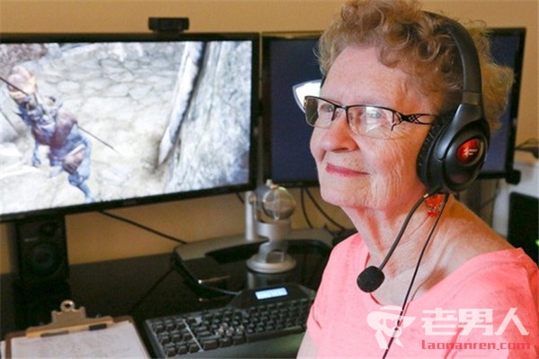 >老奶奶当游戏主播 分享游戏视频收获23万粉丝