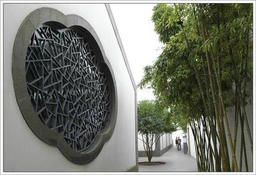 贝聿铭设计的苏州博物馆