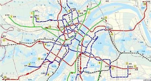 >【武汉地铁10号线线路图】武汉地铁最新10条线路规划  看看有没有经过你家