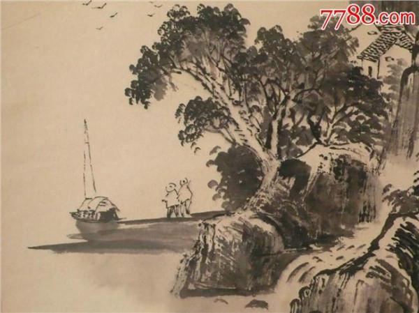 叶建明杭州市画家 香港已故著名画家万一鹏百余幅山水画作亮相杭州