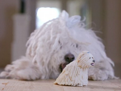 >一样那么萌！扎克伯格为爱犬订做3D打印塑像