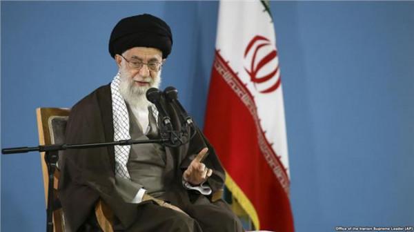 >内贾德和哈梅内伊 伊朗最高领导人哈梅内伊正式宣布内贾德连任成功