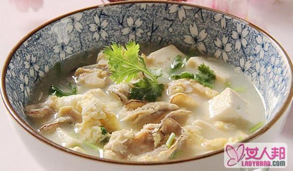 >海蛎子豆腐汤的材料和做法步骤