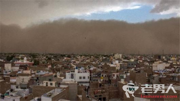 印度北方遇强沙尘暴侵袭 破坏力大已致77人遇难