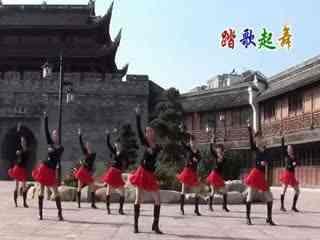>动动广场舞中国范儿背面 广场舞教学视频