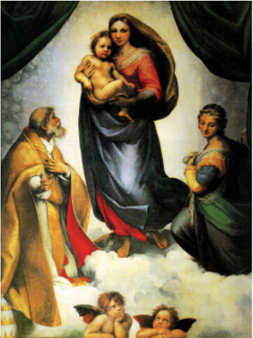 >拉斐尔圣母 为什么说拉斐尔的《西斯廷圣母》是最美的圣母像