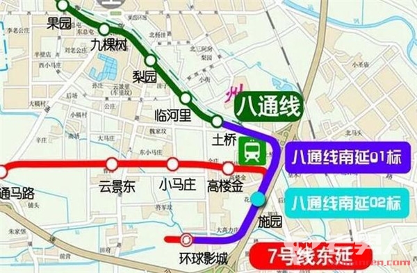 北京7号线东延区间隧道贯通 有望2019年底开通试运营