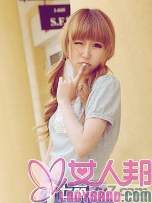 2011最新齐刘海马尾辫发型的扎法图 浪漫情人节缔造甜蜜派女主角