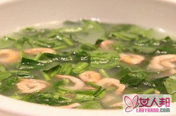 >菠菜海米汤的做法步骤和材料