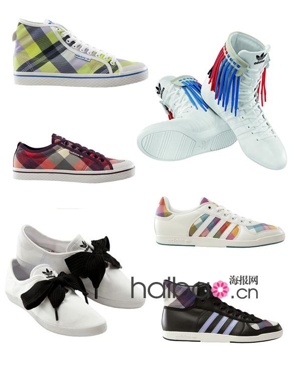 阿迪达斯经典三叶草(Adidas Original)2010夏季女鞋新品速递，多彩夏季玩味多变风格！