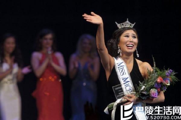华裔23岁女孩当选密歇根州小姐 这颜值逆天了