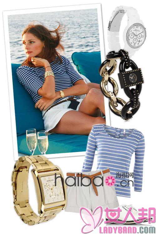 >15款美国It Girl最爱2011夏季时装腕表：优雅简约风、Sporty中性风、休闲度假风……你爱哪一款？