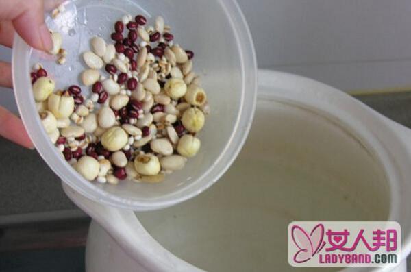 莲子薏米红豆粥功效和做法