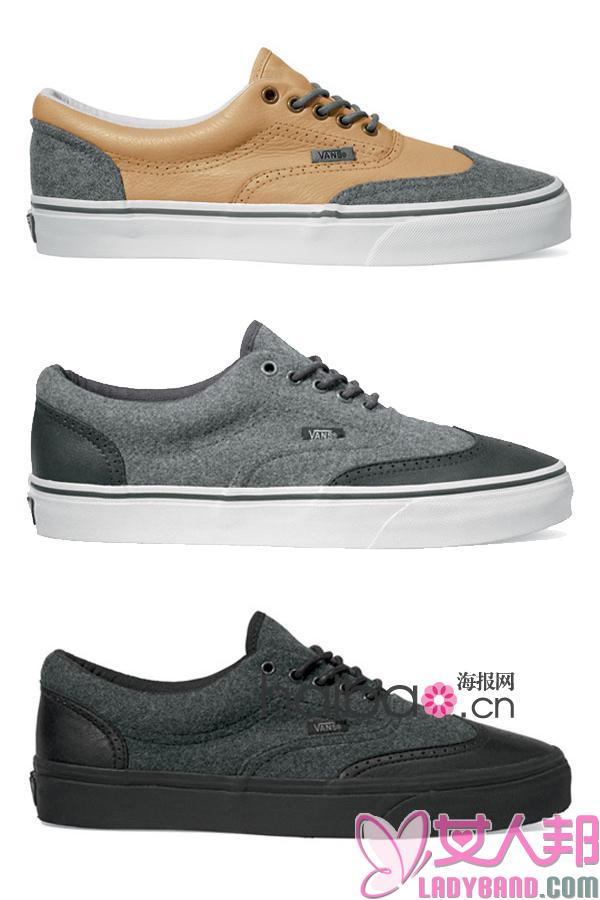 >万斯 (Vans) California 2011秋季Era Wingtip “Wool”新款鞋发表，将街头潮流与高质感完美结合