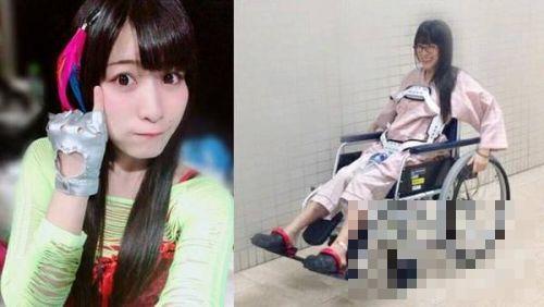 >26岁女星猪狩友香被砸中腰部下肢瘫痪，将在轮椅上度过余生