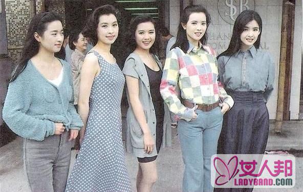 25年前的一部《大时代》集结了周慧敏、郭蔼明、蓝洁瑛、李丽珍、杨羚5大美女(图)
