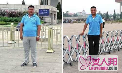 小伙减肥64斤变型男 明星减肥前后对比照