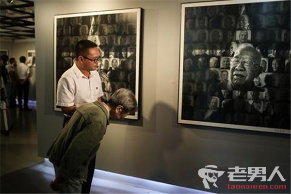 138幅抗战老兵肖像亮相抗战馆 馆内展示中国军人肖像和事迹