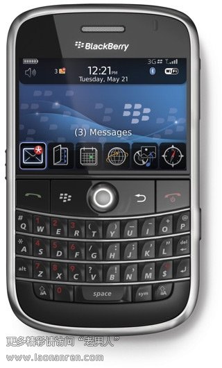 支持3G的RIM BlackBerry黑莓9000现身[图]