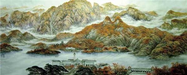 陈克永画廊 把家乡的山画进中南海的著名画家陈克永(组图)