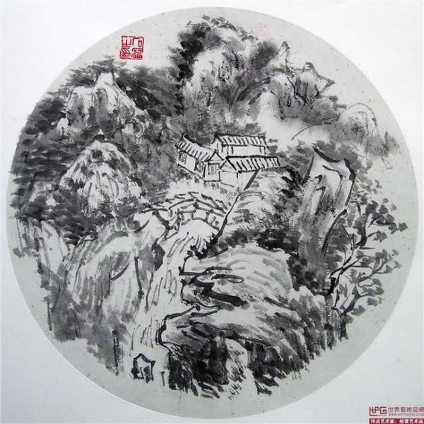 青年画家石磊的中国画