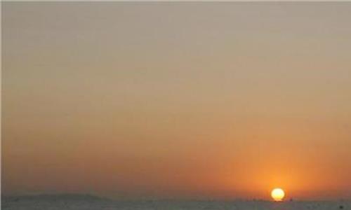 海上日出水粉画 在“中国好望角” 君澜陪你看最早海上日出