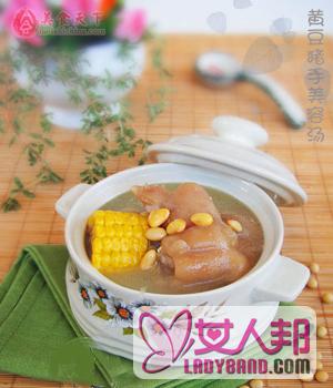 >【黄豆猪蹄汤的做法】黄豆猪蹄汤下奶吗_黄豆猪蹄汤的热量