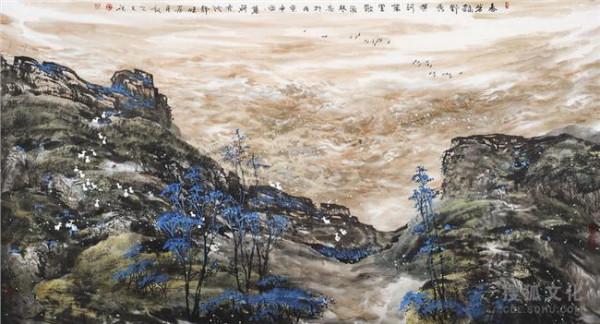 泼墨留白画山川——记述山水画家李维康的艺术之路